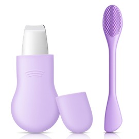 Face Scrubber Pore Cleaning Brush Face Mask Applicator Skin Care Tool for Men Women Deep Cleansing(Purple)