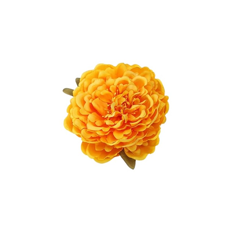 Lofruiin 6 Inch Peony Flower Hair Clip Bridesmaid Pin Up