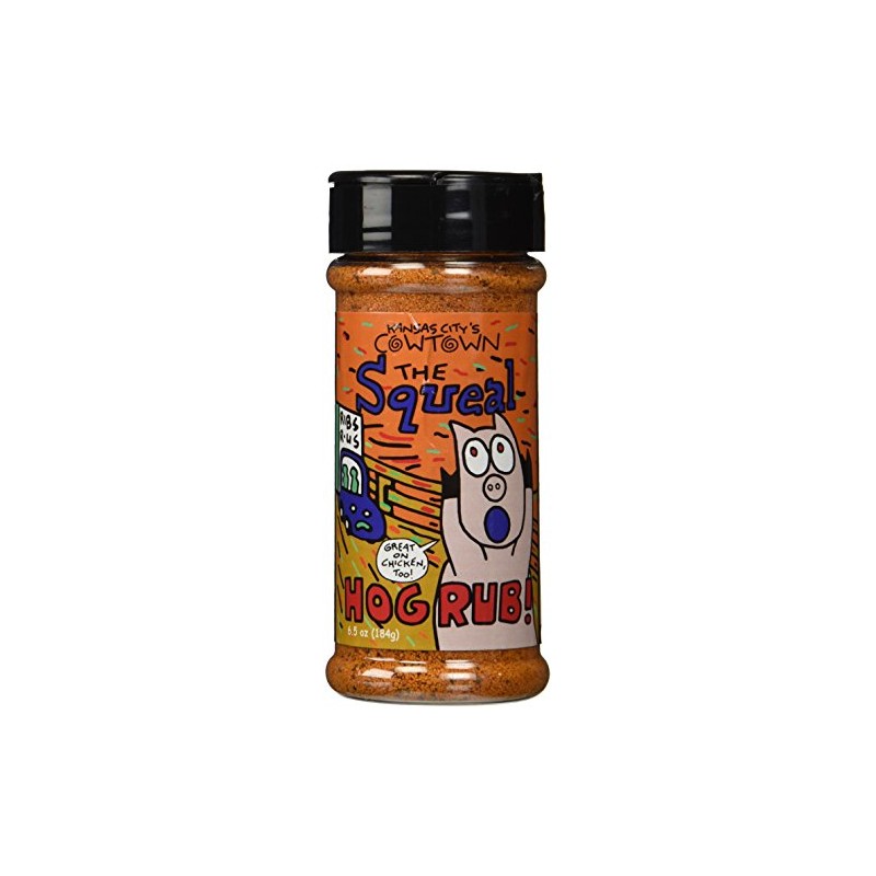 Cowtown The Squeal Hog Rub, 6.5 Ounce Shaker Bottle