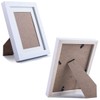 Picture Frames 5x7 White Nature Solid Wood 2 Pack for