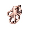 PIERCINGLINE Titanium Screw Attachment with External Thread 0.9 mm Octopus