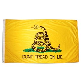 UNK Gadsden Flag 3ft x 5ft Cotton Flag Dont Tread On Me
