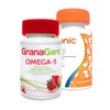 Granagard Punic Vitaminas Zinc Duo Pack Omega Cápsulas Suplementos Alimenticios