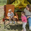TIMBER RIDGE Oversized Folding Camping Chair High Back Heavy Duty