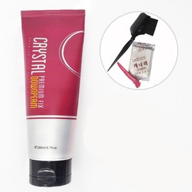 Men's self-down perm for floating hair, fixing side hair, 10-minute completion, one-touch cream crystal, 1 piece, 200ml / 남자 셀프 다운펌 뜨는머리 옆머리 고정 10분완성 원터치 크림 크리스탈, 1개, 200ml