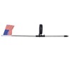 2PCS Solar Powered Garden Light Flag Lawn Stake Lamp for