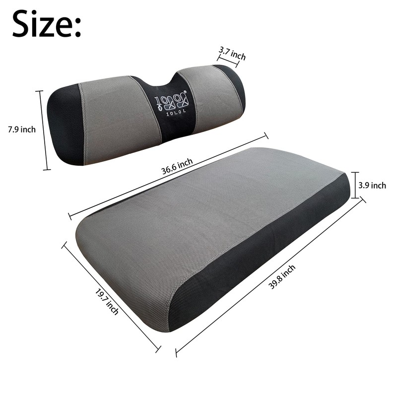 10L0L Golf Cart Seat Covers for EZGO TXT RXV &