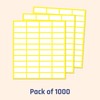 1000 Pieces, 20 x 8 mm - Small Sticky Labels