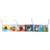 Infant Crib Cloth Book Cute Animal Learning Rattle Distorting Mirror
