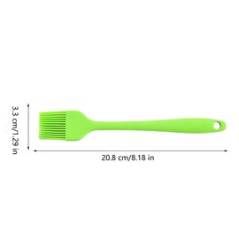 Silicone brush, Oil Brush for BBQ Kitchen Cooking Baking and Grilling (2 PCS,yellow)