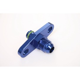 Autobahn88 Aluminum Fuel Rail Adapter, compatible with Toyota Starlet, AE86 and 2JZ Supra, AN6 Outlet