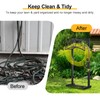 Shomextol Garden Hose Holder -Upgraded Hose Holder Holds,Freestanding Heavy Duty