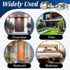 Qulkws 2 Sets Entry Door Knob Entry Dead Bolt Level