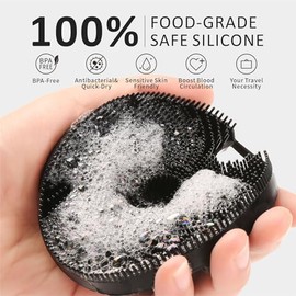 Limpiador Corporal Silicona Exfoliante Suave Ducha Esponja Cerdas Fáciles Espuma Larga Duración Más Higiénico Que Tradicional Paquete