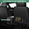 YORKNEIC Seat Covers Fit for Flex 2011-2019: Waterproof Faux Leather