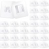 Unbranded 50pcs Double Sided Transparent Wall Adhesive Hooks for Hanging
