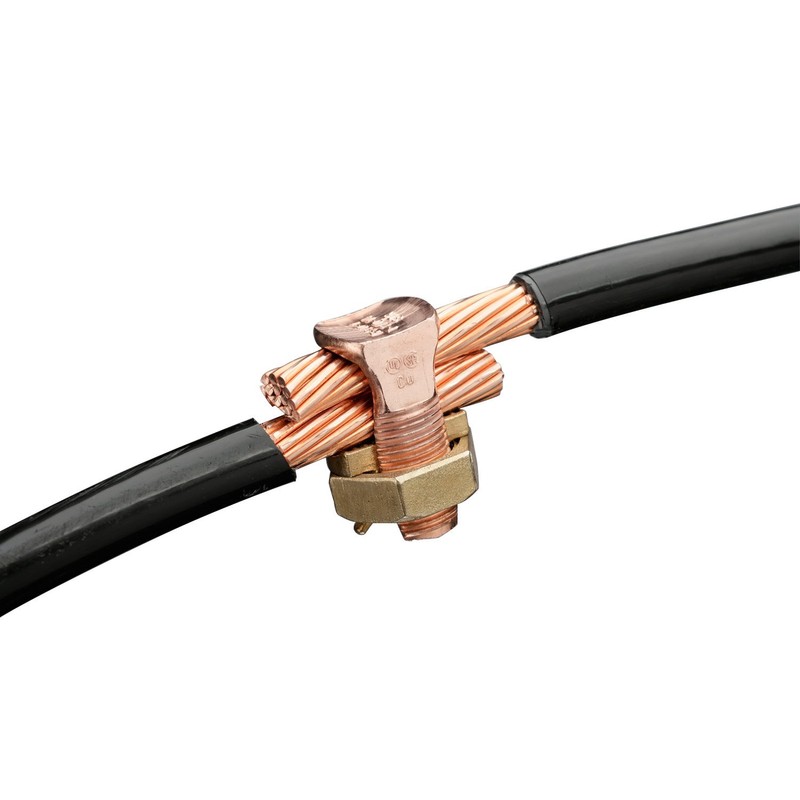Gardner Bender GSBC-6 Soild Copper Split Bolt Connector, 10-8 AWG