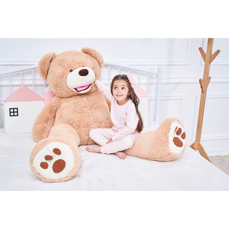 IKASA Giant Teddy Bear Plush Toy Stuffed Animals (Brown, 63