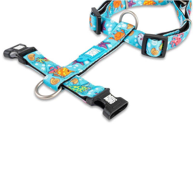 Max & Molly H-Harness – Blue Ocean, XS.
