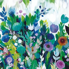 E+N Serviettes Flowers Colourful 33 x 33 cm Pack of 20 FSC 3-Ply Resealable