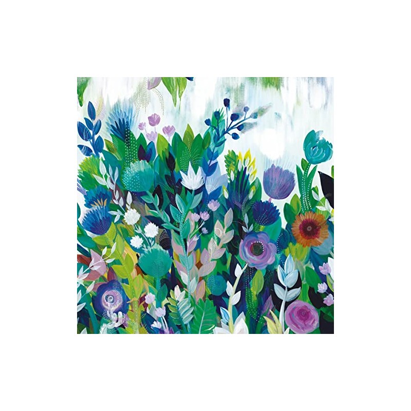 E+N Serviettes Flowers Colourful 33 x 33 cm Pack of