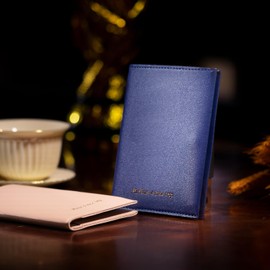 Passport Holder for Travel Passport Wallet Cover Case for Women, Travel Wallet Essentials for Men and Family.Blue & Pink