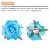 MECCANIXITY 12 Pcs Rose Flower Hair Clips 3 Inch Flower