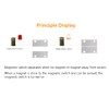 Magnetic Reed Switch Surface Mount Wired Magnetic Reed Switch Door