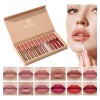 12 Colores Labiales Mate Larga Duracion Pintalabio Regalo