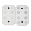 Push Slider Card Toy Textured Pattern Anxiety Relief Aluminum Alloy