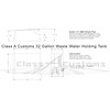 classAcustoms WT-3232 1.5" Grey Water RV Waste Holding Tank 32