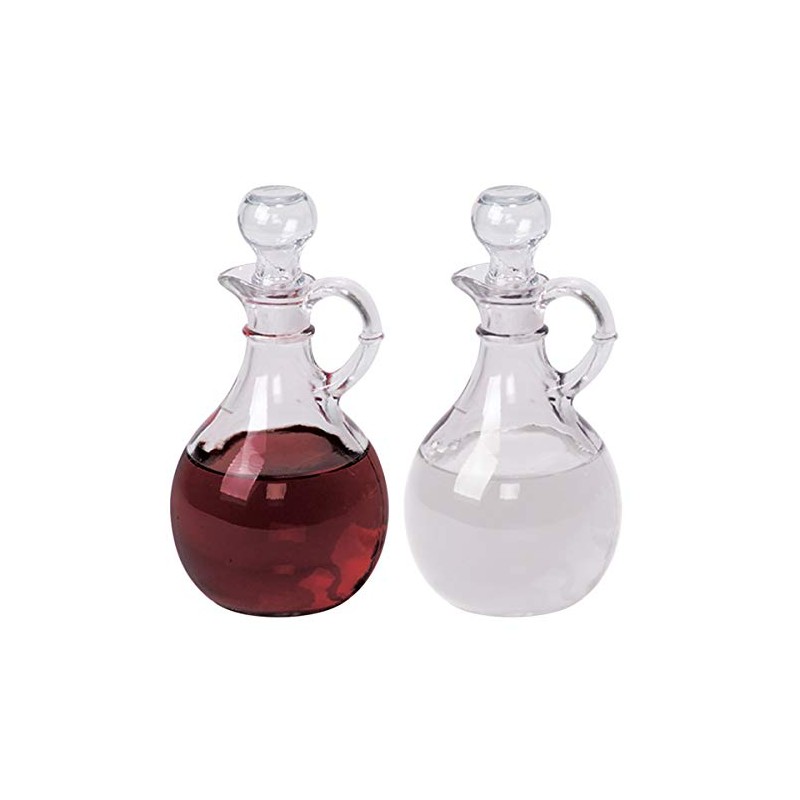 Sudbury Glass Cruet Set, 6 1/2 Inch, Set of 2