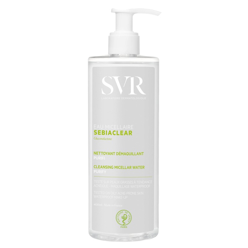 SVR Sebiaclear Eau Micellaire Agua Micelar para Piel Grasa y
