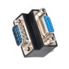 xiwai DB9P 90 Degree Down Angled Gender Changer D-Sub 9Pin