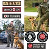 GUX 16 Pack Service Dog Patches Set, Tactical K9 Working