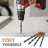Misuyue 6pcs Metal Drill Bits, 5mm HSS Drill Bit Sets,