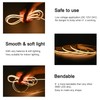 TUNICHX COB LED Strip Light DC 12V LED Strip Light
