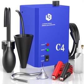 Smoke Machine Automotive Leak Detector, Smoke Machines Leak Tester for All 12V DC Vehicles in Vacuum,Fuel Diagnostic Pipe System,Built-in Air Pump (Oil Not Included)