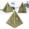 Egyptian Pyramid Model Green Bronze Large Retro Classic Exquisite Decorative