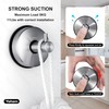 YOHOM Suction Cup Hook, Stainless Steel Towel Holder with Suction