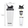 ShakerZoo-1 Pack-Protein Shaker bottles for Protein Mixes, Insulated Stainless Steel