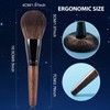 Loose Powder Brush for a Flawless Finish Ultra-Soft High-Density Vegan