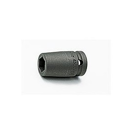 Yamashita Industrial Laboratory (Ko-ken) Impact Socket, Hex, 12400MG-12, Insertion Angle: 0.25 x 0.5 x Total Length: 0.9 inches (6.35 x 12 x 23 mm), Magnet Included