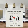 Cute Anniversary Card Wife Boyfriend Girlfriend - My Penguin -