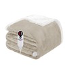 Electric Heated Blanket Full Size 72"x84", Soft Flannel with Overheat