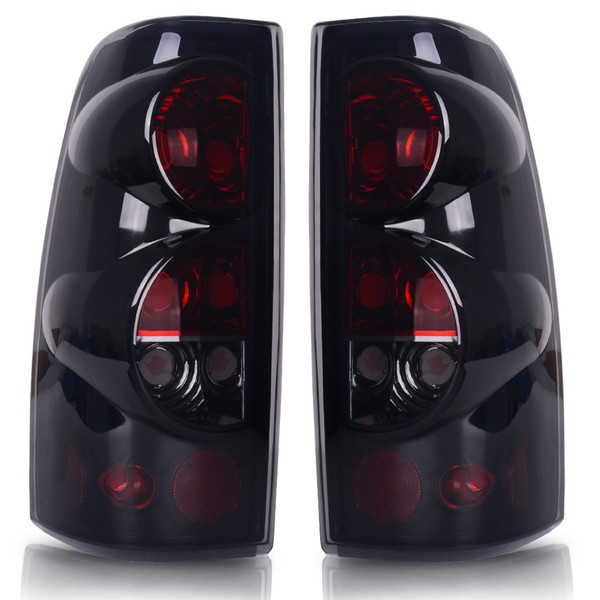 AUTOSAVER88 Tail Lights Assembly Compatible with 1999-2006 Chevy Silverado 1500 2500 3500/2007 Silverado with Classic Body Style/ 1999-2002 GMC Sierra 1500 2500 3500 Taillights