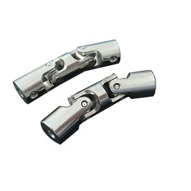 45# Universal PTO Shaft Coupler 10mm to 10mm Swivel Universal Joint Shaft Coupler Coupler Coupler 16x58mm 2pcs