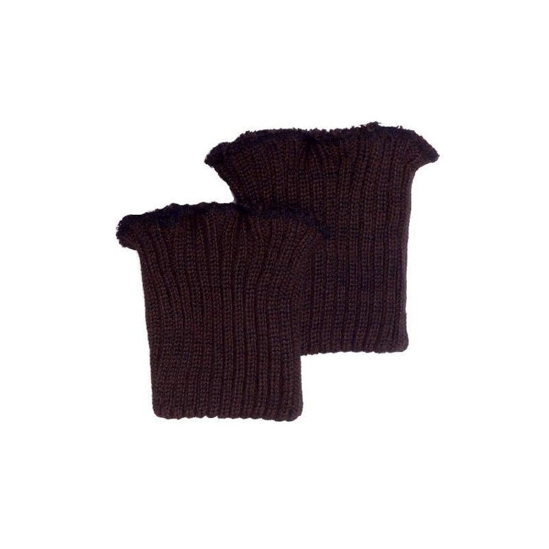 Großhandel für Schneiderbedarf Cuffs Dark Brown Chunky Knitted, brown