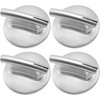 4-Pack 74010839 Cooktop Burner Knob Replacement for Whirlpool Jenn-Air Stove/Range