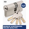 GERCAR Pro Keyed Alike 2x Lock Cylinder 40/55 Set 2